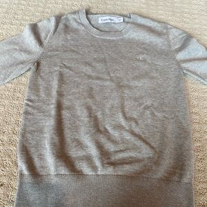 Calvin Klein Womens Gray Sweater